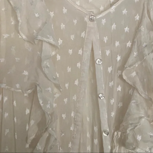 Button-down See-thru Coverup Midi Dress by For Love & Lemons - Picture 4 of 14